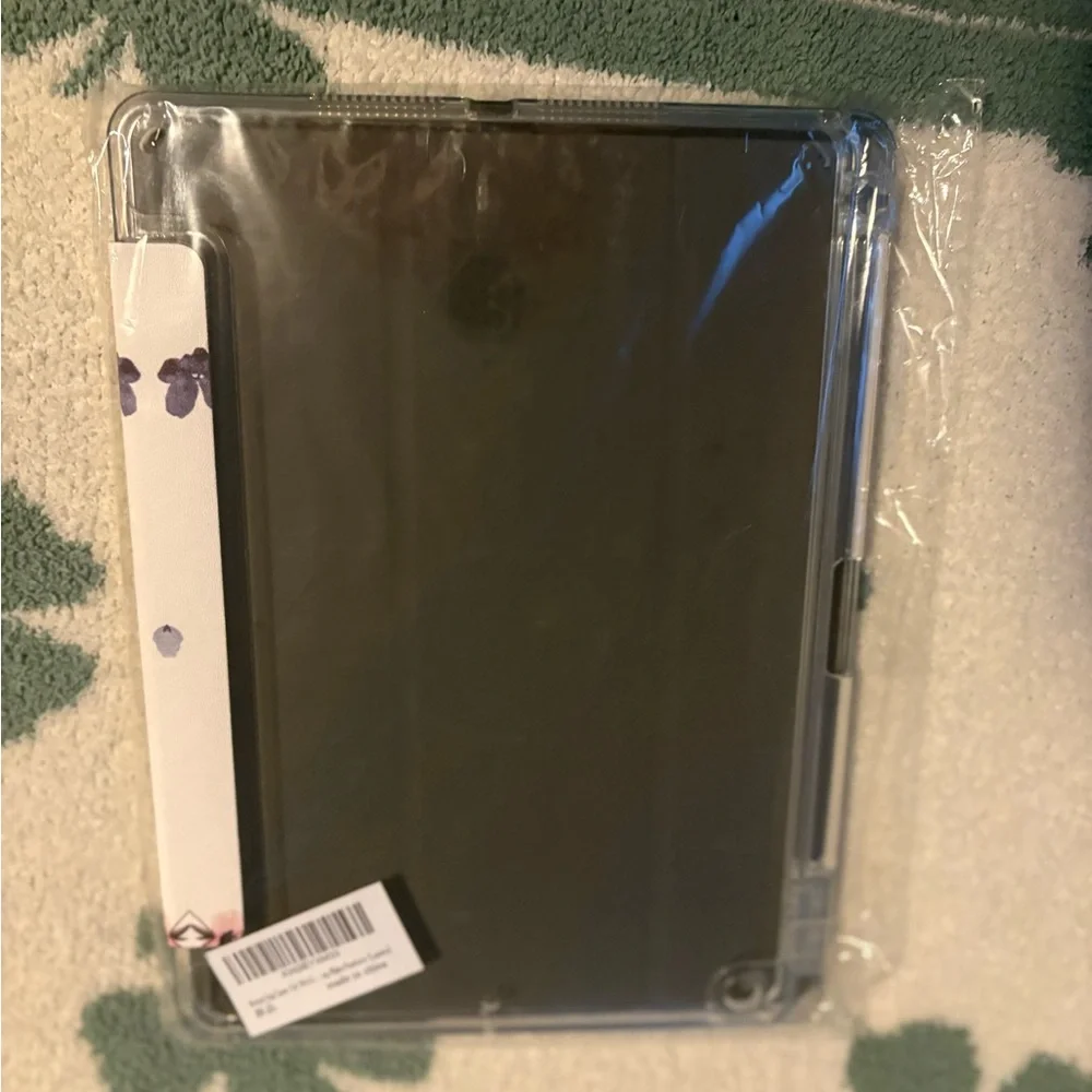 iPad 9th generation elegant Purple Tablet Case with Floral Design (2 included)